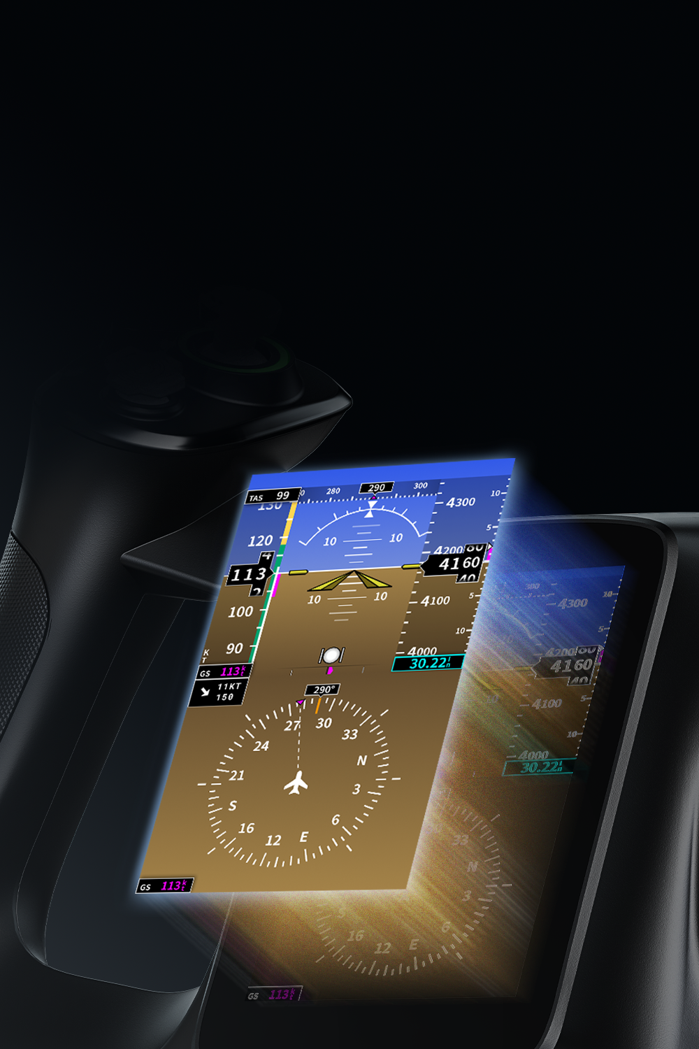 Moza MFY Pro Yoke - touchscreen 4.3 inch